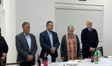 O Δήμαχος Βιάννου στην κοπή πίτας του Αγροτικού Συνεταιρισμού Εμπάρου