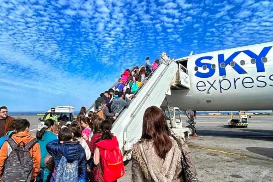 Εκδρομή για τους μαθητές του 47ου δημοτικού σχολείου Ηρακλείου στο αεροδρόμιο και το λιμάνι
