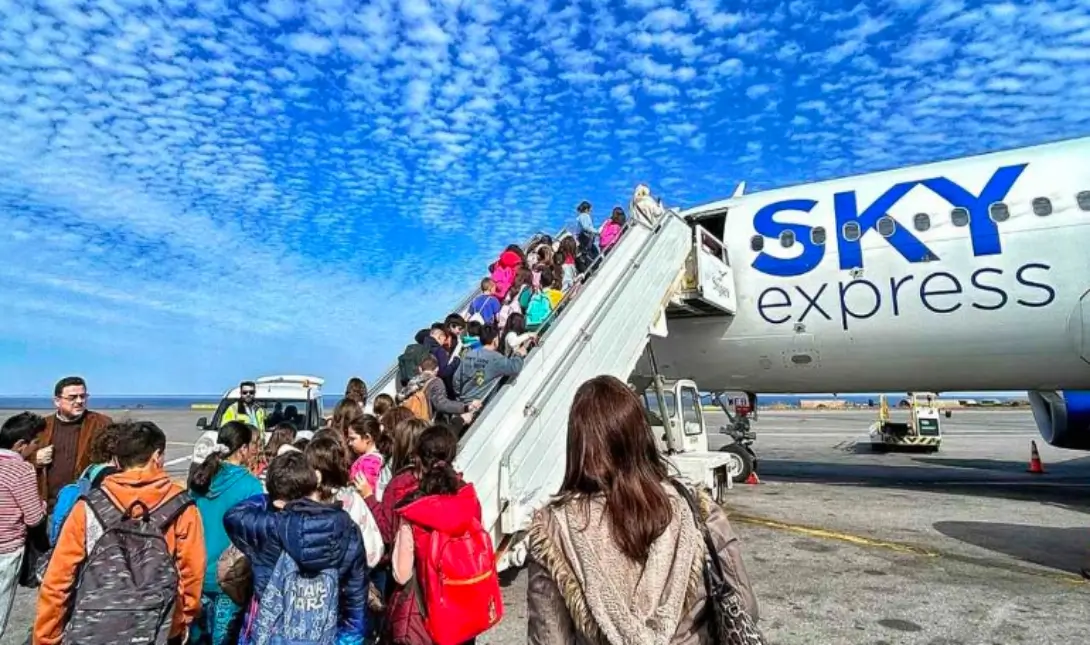 Εκδρομή για τους μαθητές του 47ου δημοτικού σχολείου Ηρακλείου στο αεροδρόμιο και το λιμάνι