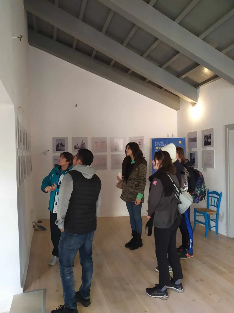 Επίσκεψη φοιτητών erasmus σπίτι Μίκης Θεοδωράκη