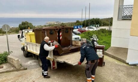 καφέ κάδοι πανεπιστημιούπολη Γάλλου