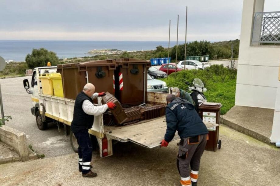 καφέ κάδοι πανεπιστημιούπολη Γάλλου
