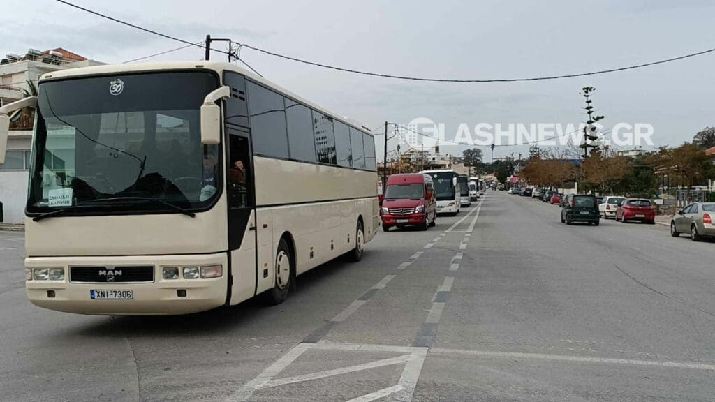 κινητοποίηση ιδιοκτήτες τουριστικών λεωφορείων