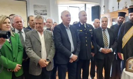 τελετή παράδοσης της διοίκησης του Λιμεναρχείου Ηρακλείου ο Παύλος Μπαριτάκης