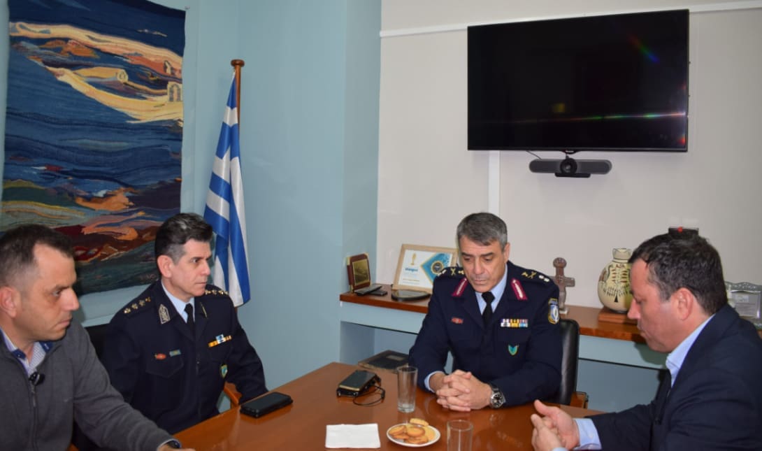 Επίσκεψη του Γενικού Αστυνομικού Διευθυντή Κρήτης στο Δήμο Αγίου Νικολάου