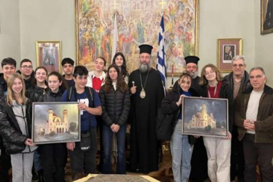 Μαθητές επισκέφτηκαν τον Σεβασμιώτατο Μητροπολίτη Προδρόμου