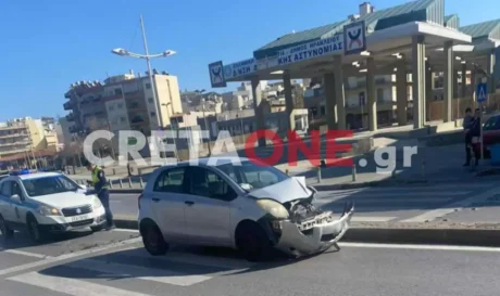 τροχαίο παραλιακή Ηράκλειο