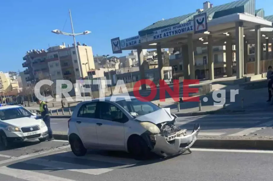 τροχαίο παραλιακή Ηράκλειο