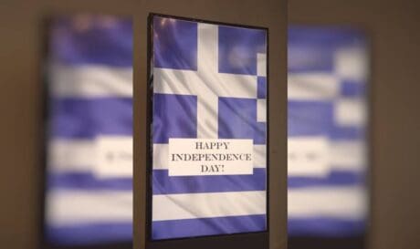 Εθνική ελλάδας ευχές απο τη γεωργία 25η Μαρτίου