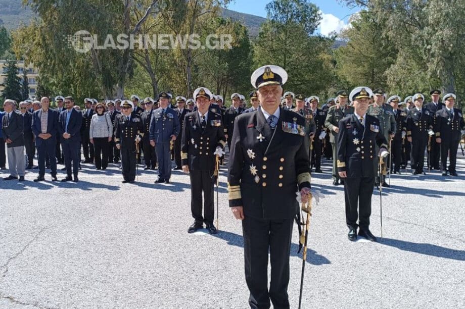 Χανιά: Γεμάτη συγκίνηση η τελετή παράδοσης - παραλαβής Διοικητή στον Ναύσταθμο Κρήτης (φώτο και βίντεο)