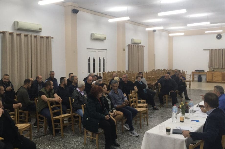 Συζήτηση τοπικών αναπτυξιακών ζητημάτων στη συνάντηση για την ισόρροπη ανάπτυξη της Υπαίθρου Ηρακλείου