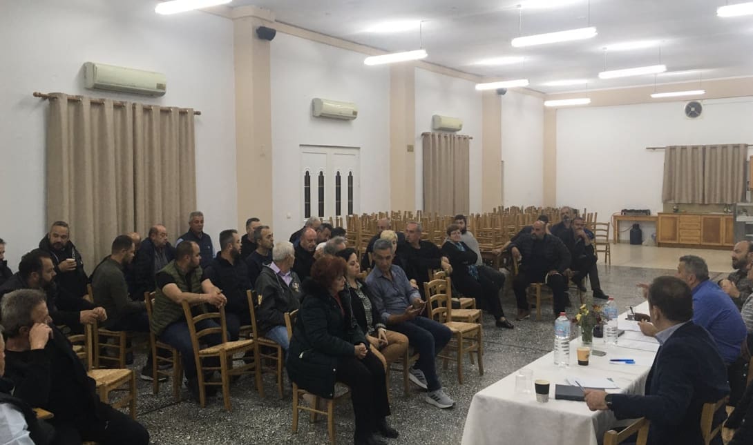 Συζήτηση τοπικών αναπτυξιακών ζητημάτων στη συνάντηση για την ισόρροπη ανάπτυξη της Υπαίθρου Ηρακλείου