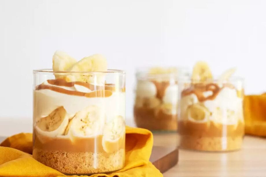 Banoffee στο ποτήρι