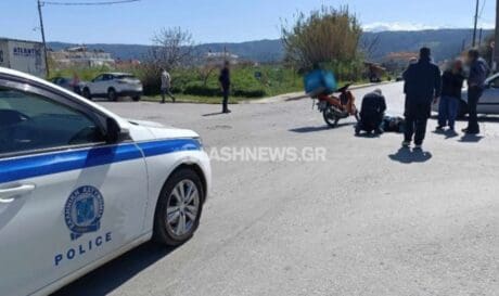 Χανιά: Τροχαίο ατύχημα με τραυματισμό διανομέα