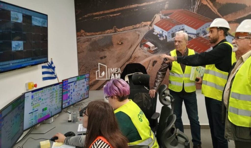 Στη Μονάδα Επεξεργασίας Απορριμμάτων και τον ΧΥΤΥ Αμαρίου ο Αλέξης Καλοκαιρινός