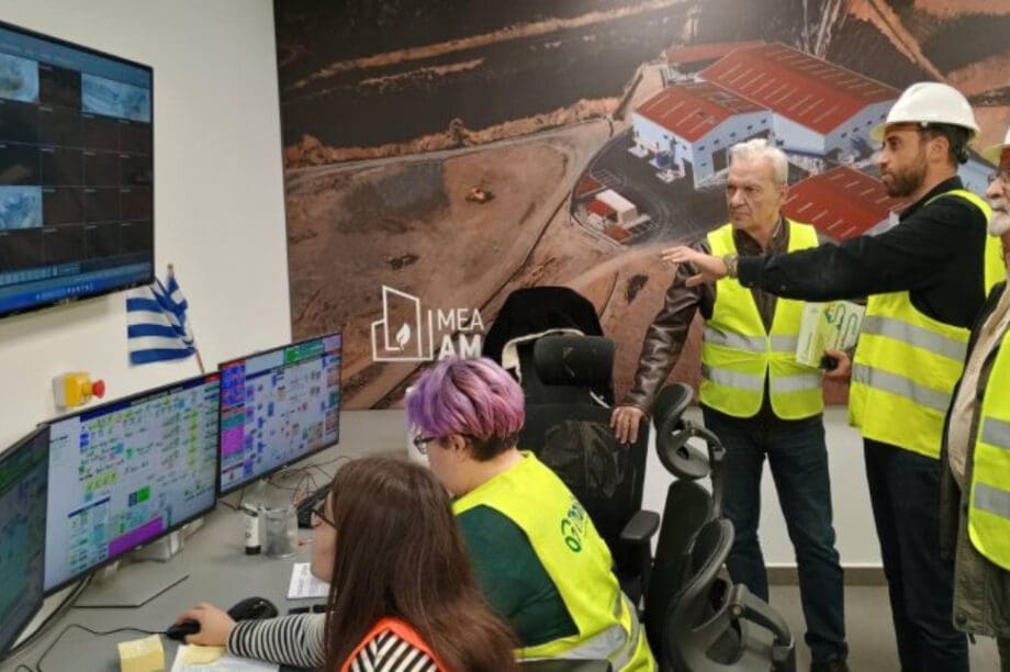 Στη Μονάδα Επεξεργασίας Απορριμμάτων και τον ΧΥΤΥ Αμαρίου ο Αλέξης Καλοκαιρινός