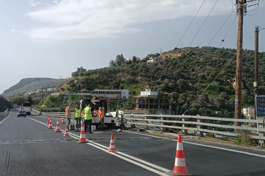 Γέφυρα παλαιόκαστρο εργασίες