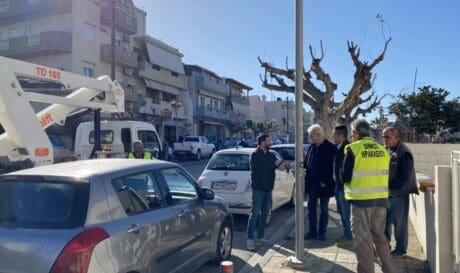 Ο δημοτικός οδοφωτισμός στο επίκεντρο αυτοψίας του Δημάρχου Ηρακλείου