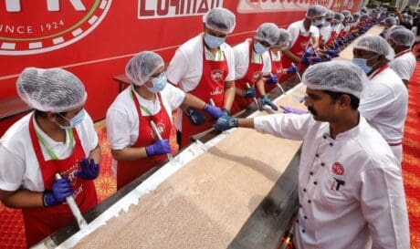 Ινδία Κρέπα Ρεκόρ Γκίνες