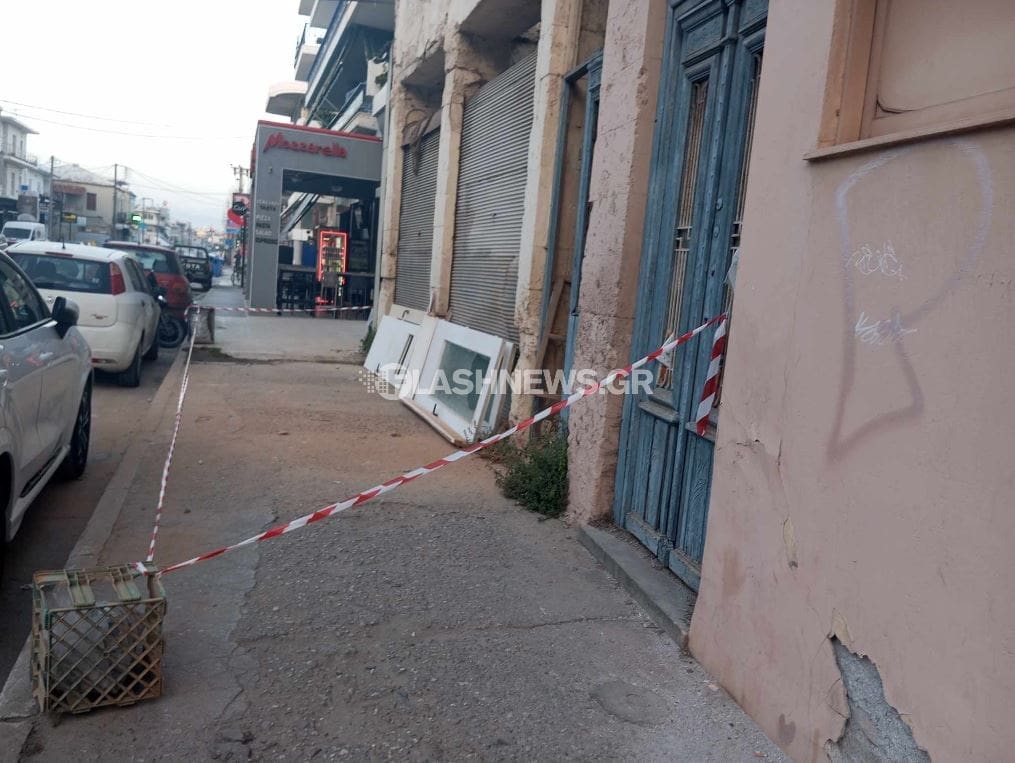 Χανιά: Πτώση τοίχων και οροφής σε παλιό κτήριο