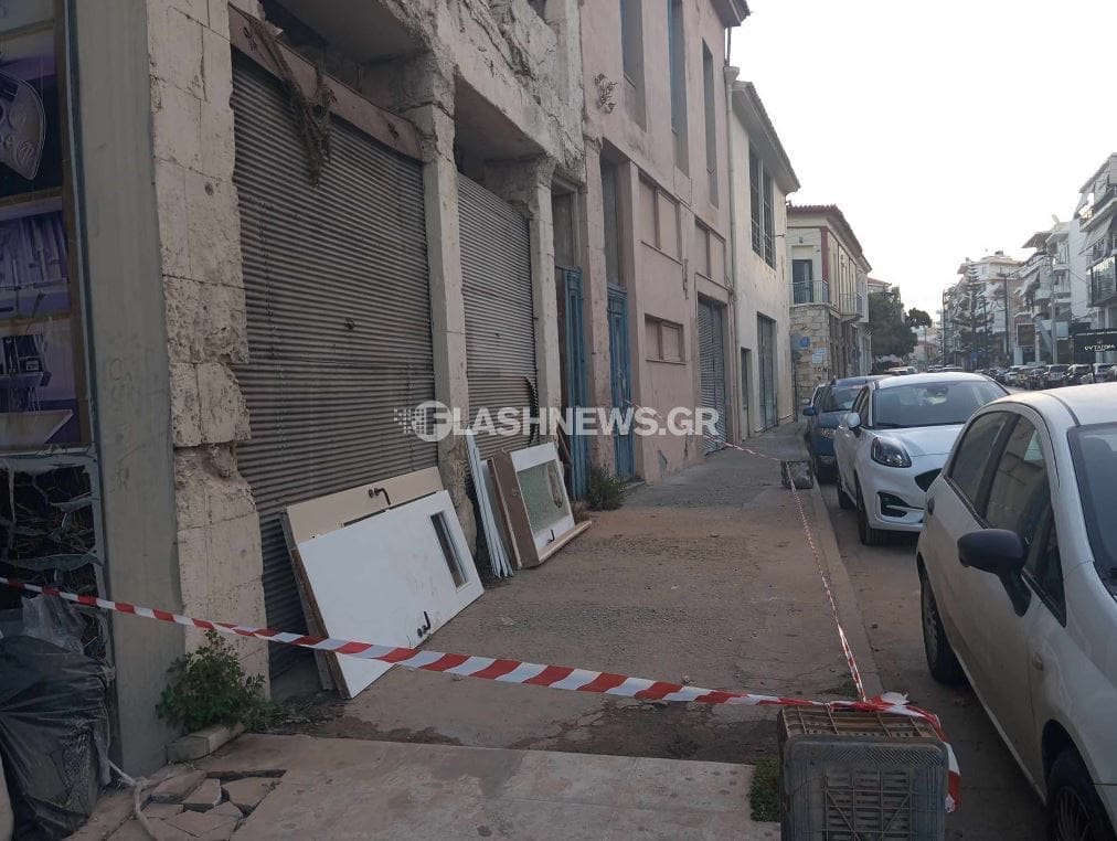 Χανιά: Πτώση τοίχων και οροφής σε παλιό κτήριο