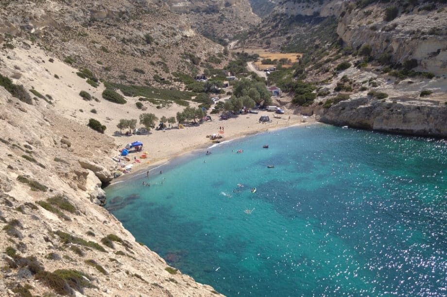 Μάταλα παραλία της Κόκκινης Άμμου