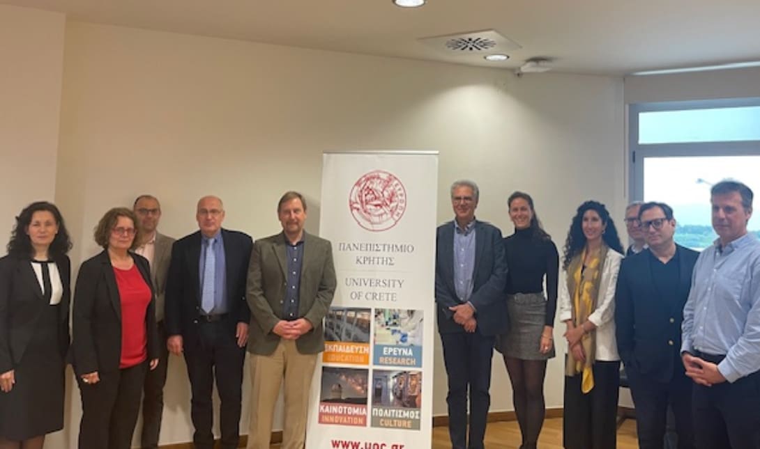 Αντιπροσωπεία από το Πανεπιστήμιο Georgetown επισκέφτηκε το Πανεπιστήμιο Κρήτης