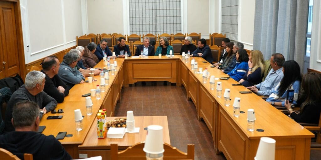 Συνάντηση Προέδρου ΣΕΓΑΣ με τον Σταύρο Αρναουτάκη 