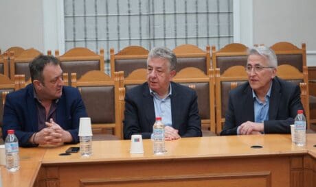 Στον Περιφερειάρχη Κρήτης ο Πρόεδρος του ΓΣΕΕ στο πλαίσιο της περιοδείας του στο νησί