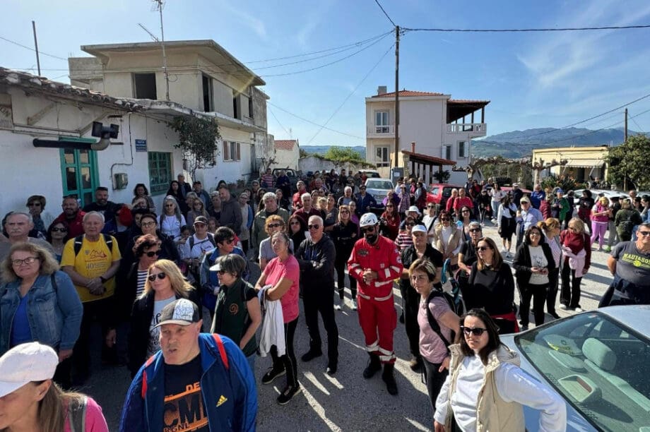 πεζοπορική διαδρομή στα Καμισιανά