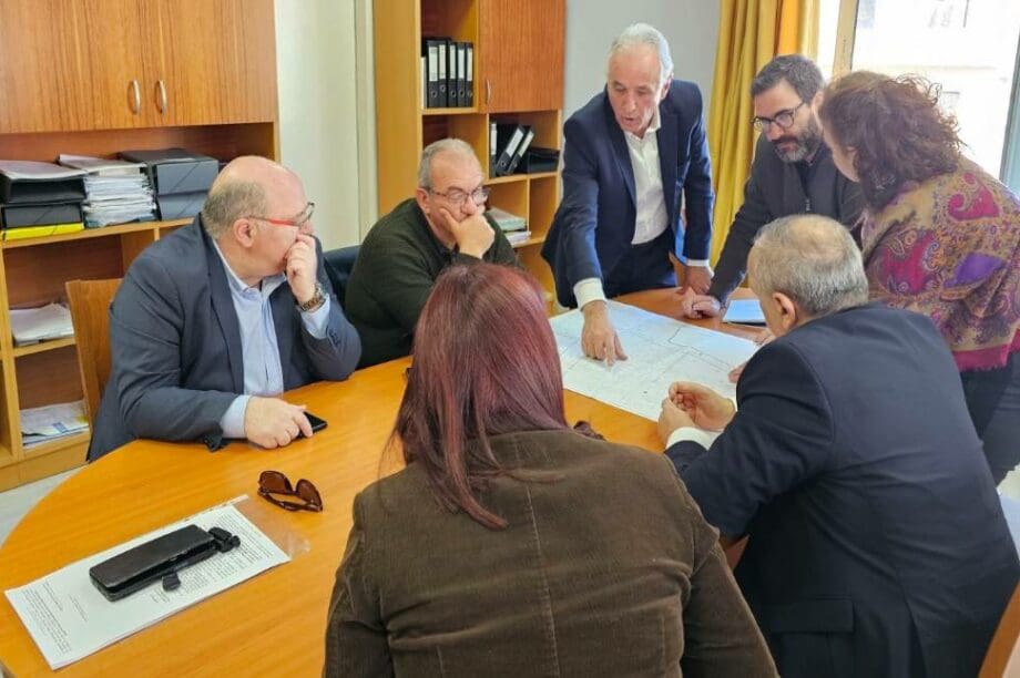 προσωρινή στέγαση του Ευρωπαϊκού Νηπιαγωγείου Ηρακλείου