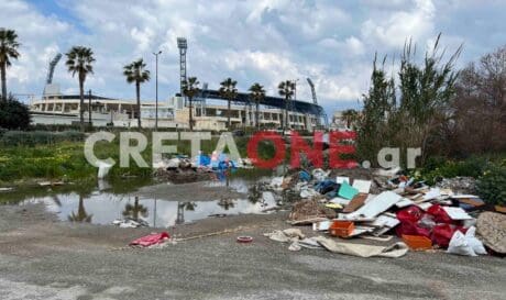Σκουπίδια χωματερή Παγκρήτιο Στάδιο