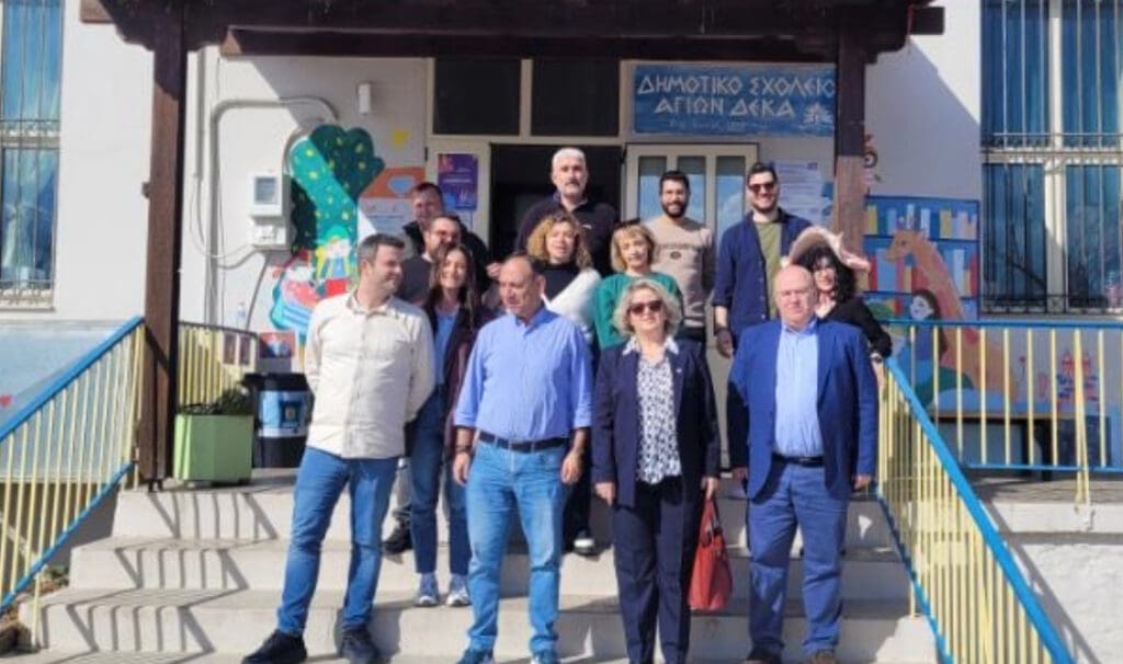 Ο Μανώλης Μπελαδάκης και η Ελένη Μαράκη «τσίκνισαν» σε σχολικές μονάδες της Μεσσαράς