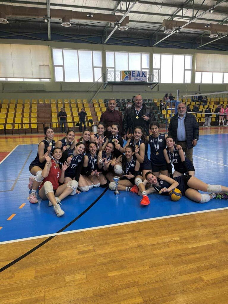 Με 11 αθλήτριες του ΟΦΗ το 11ο ΓΕΛ Ηρακλείου αναδείχθηκε πρωταθλητής Κρήτης