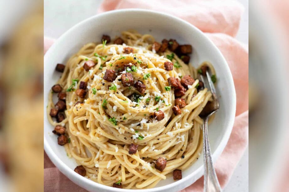 Vegan συνταγή για καρμπονάρα