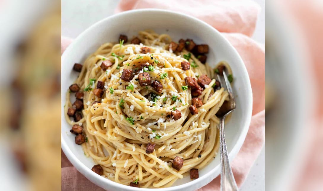 Vegan συνταγή για καρμπονάρα