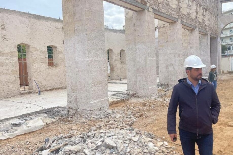 εργοτάξιο δημοτική αγορά χανίων