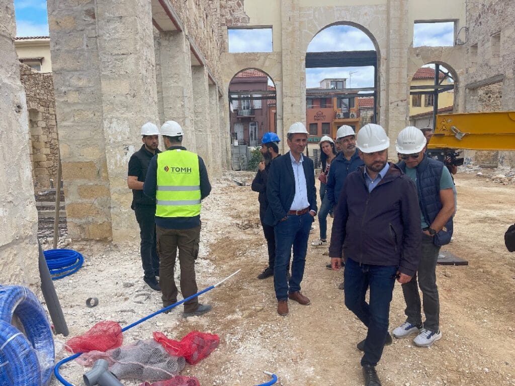 εργοτάξιο δημοτική αγορά χανίων