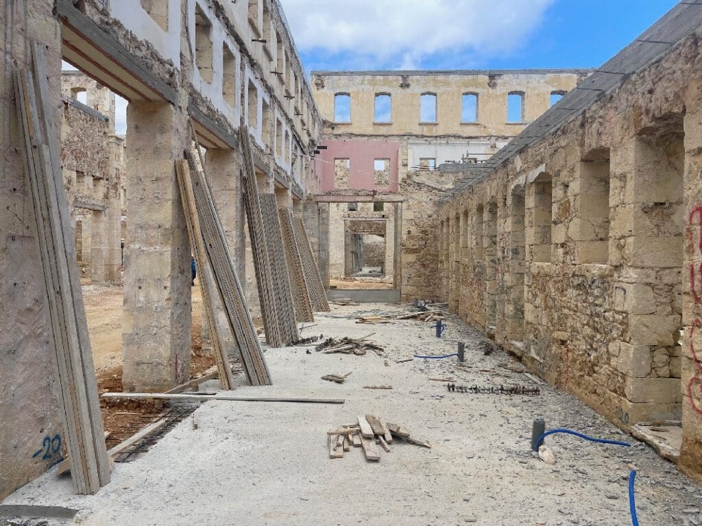 εργοτάξιο δημοτική αγορά χανίων