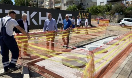 τοποθέτηση 100 υπόγειων κάδων