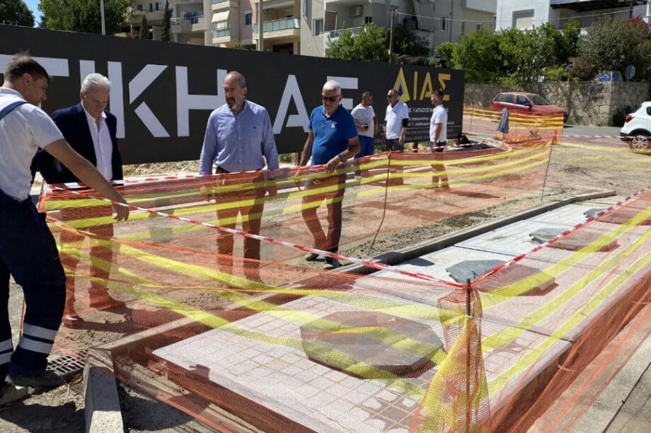 τοποθέτηση 100 υπόγειων κάδων