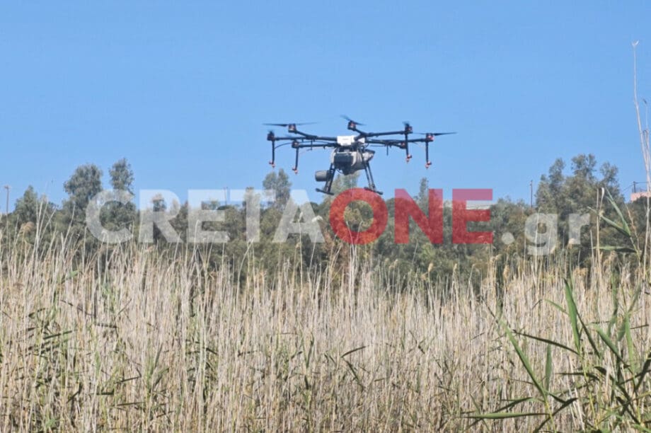 κουνούπια drone ψεκασμοί