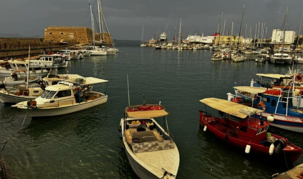 Κρήτη καιρός λιμάνι Κούλε