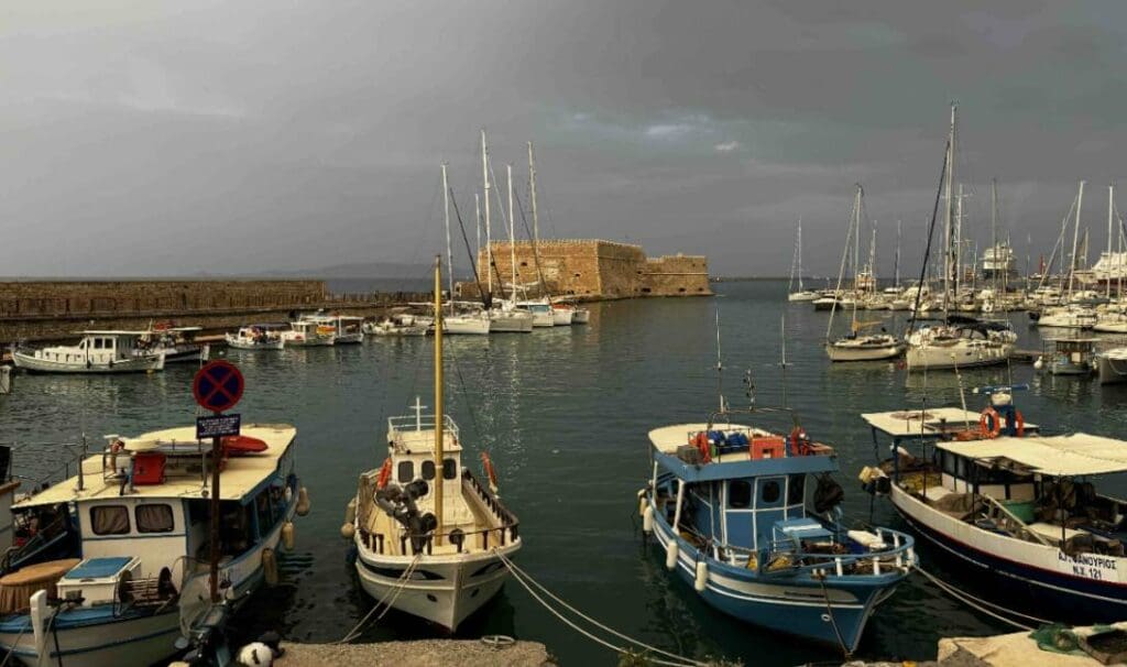 Κρήτη καιρός λιμάνι Κούλε