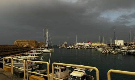 Κρήτη καιρός λιμάνι Κούλε