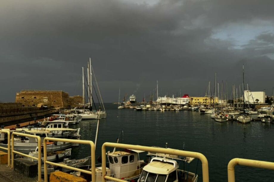 Κρήτη καιρός λιμάνι Κούλε