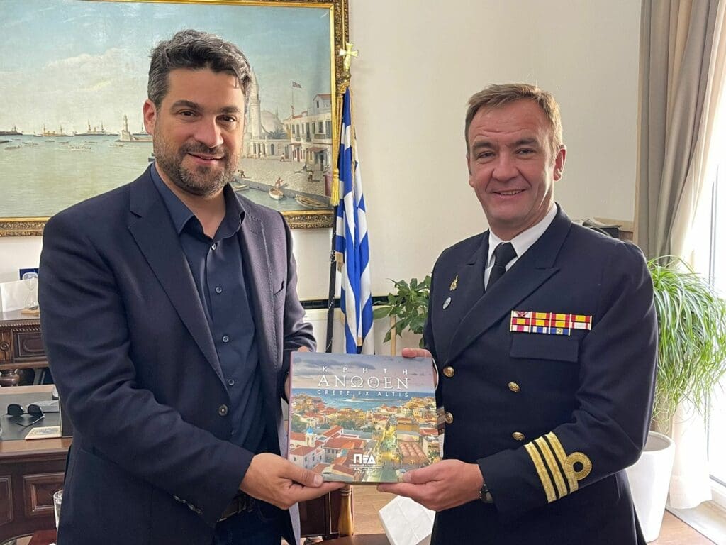 επίσκεψη κυβερνήτες, δημαρχος χανίων