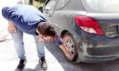 πάτρα αυτοκίνητο έκρηξη