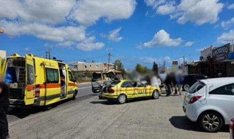 Χανιά: Τροχαίο ατύχημα με τραυματισμό άνδρα