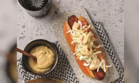 vegan hot dog
